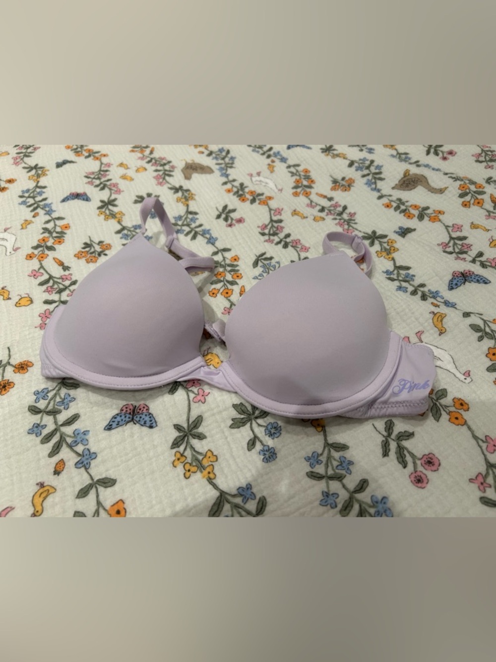 Victoria’s Secret PINK Wear Everywhere Lightly Lined T-Shirt Bra Lilac Lavender